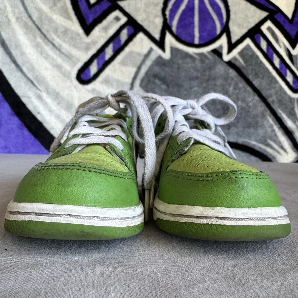 Size 11.5c - Nike Dunk Low Chlorophyll PS - DH9756-301